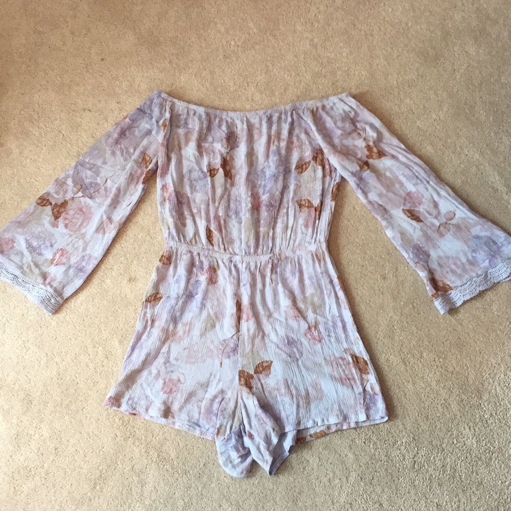 Off the shoulder romper